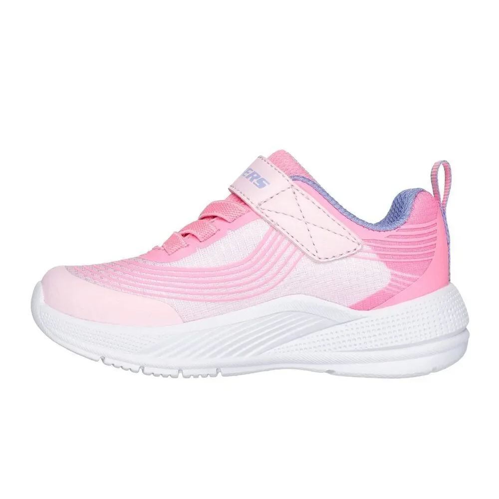 Skechers Girls Kids  Size11 Microspec Advance Hook & Loop Sneakers